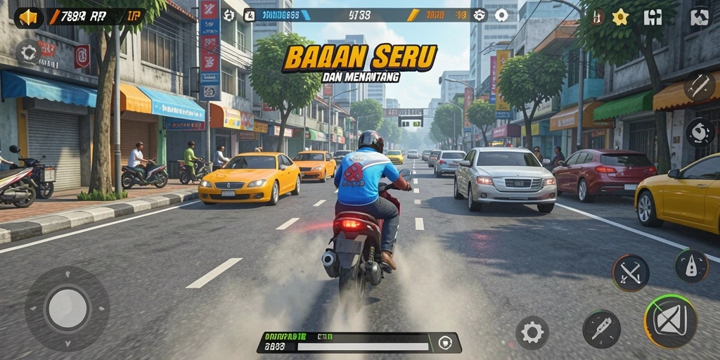 Tampilan gameplay Racing yang seru di 789RP.