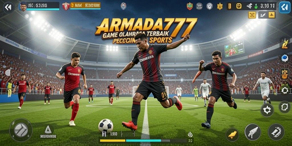 Tampilan menarik dari gameplay olahraga di ARMADA777.