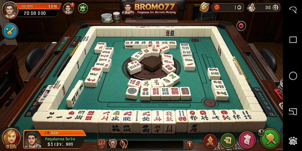 Gameplay seru Mahjong dengan grafis menawan di BROMO77.
