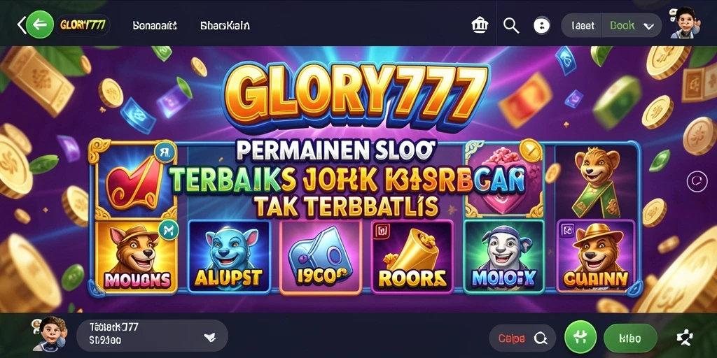 Tampilan gameplay GLORY777 yang menarik dengan fitur slot mengesankan.
