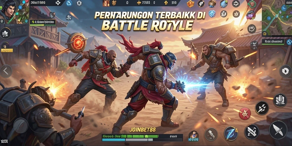 Gameplay mendebarkan dalam JOINBET88 dengan pertempuran intens.