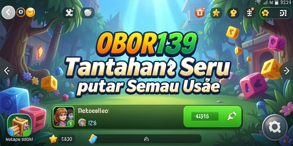 Gameplay menarik OBOR138 dengan tantangan Puzzle yang seru.