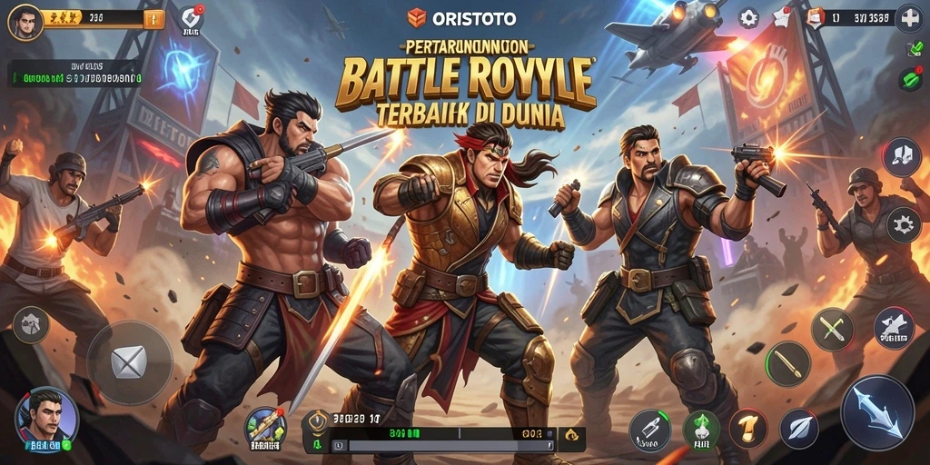 Gameplay seru di ORISTOTO dengan momen mendebarkan Battle Royale.
