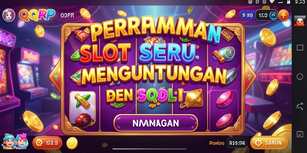 Tampilan gameplay QQRP dengan simbol slot yang menarik.