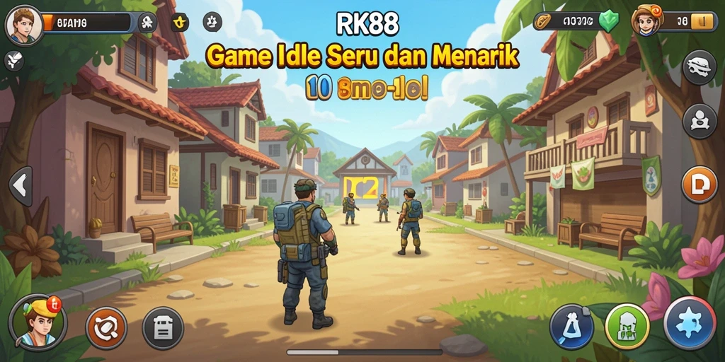 Tampilan gameplay RK88 yang menarik dan menghibur.